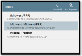 11. Runner overview Routes box