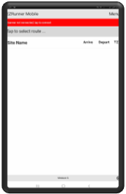 39. Runner App login