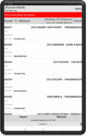 43. Runner App Unloading