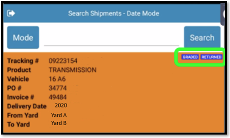 53. Runner tools returned and graded