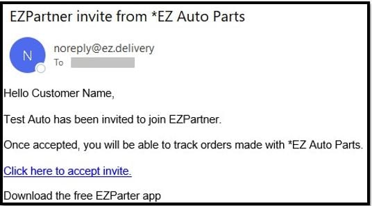 email invite