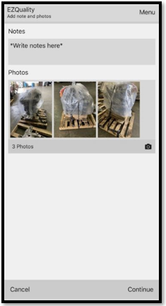 18. QC App Notes and Photos
