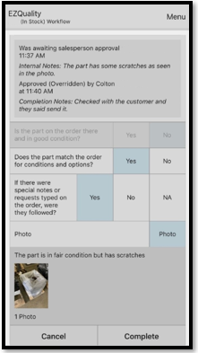 22. QC App Approved with reasoning