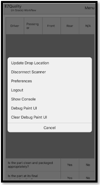 23. QC App Menu