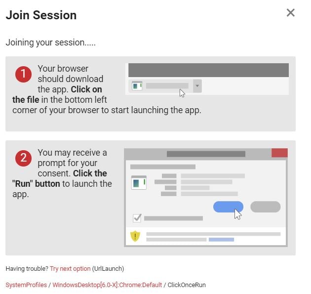 6. Join Session